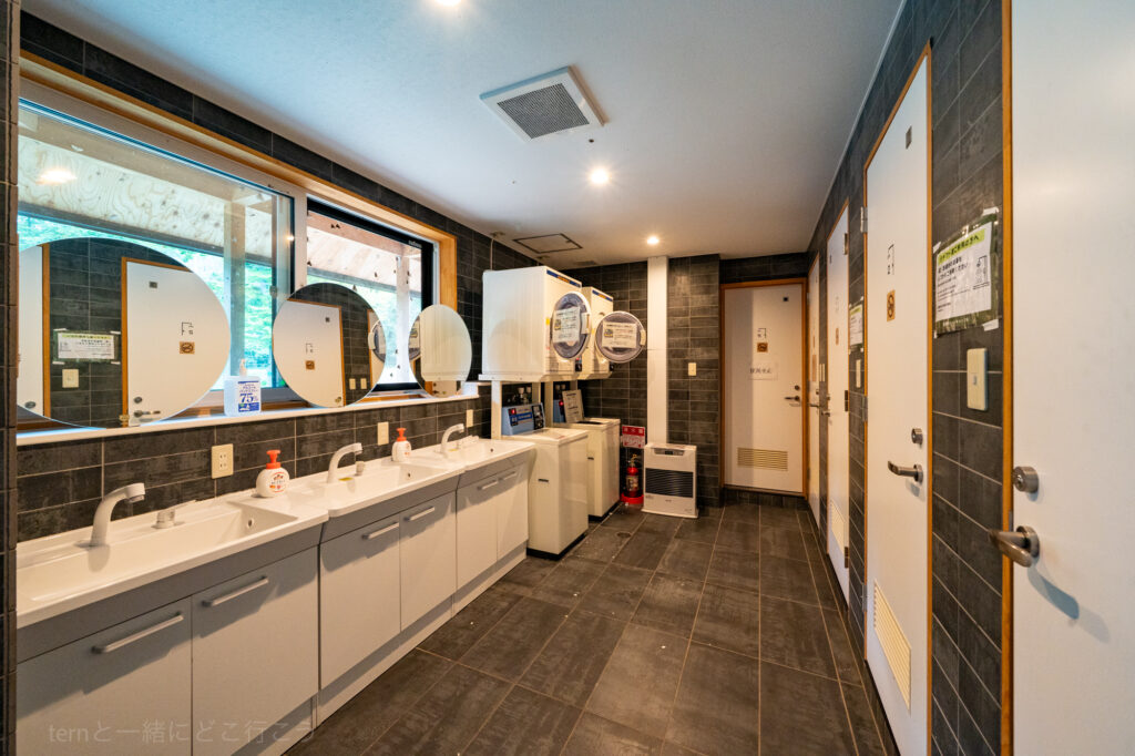 層雲峡オートキャンプ場 シャワールーム
